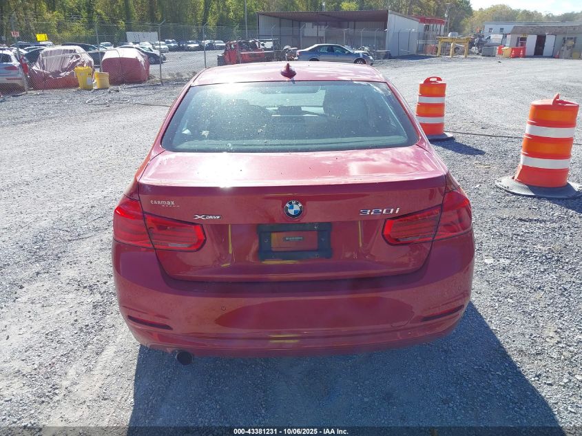 2018 BMW 320I xDrive VIN: WBA8A3C54JA505279 Lot: 43381231