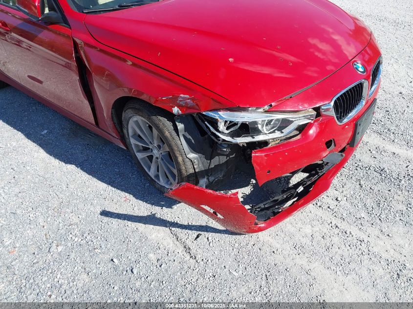 2018 BMW 320I xDrive VIN: WBA8A3C54JA505279 Lot: 43381231
