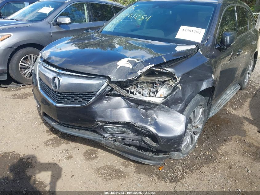 2015 Acura Mdx Technology Package VIN: 5FRYD4H42FB005506 Lot: 43381254