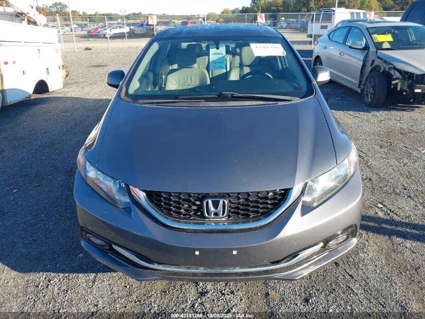 2013 Honda Civic Ex-L VIN: 19XFB2F93DE288468 Lot: 43381266