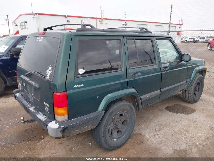 2001 Jeep Cherokee Sport VIN: 1J4FF48SX1L533795 Lot: 43381326