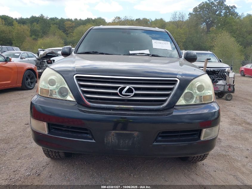 2005 Lexus Gx 470 VIN: JTJBT20X350092718 Lot: 43381327