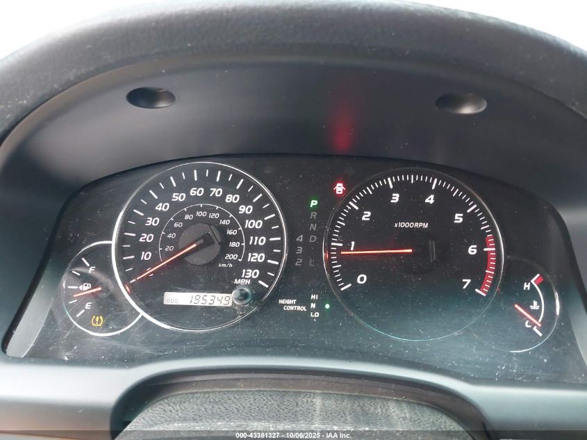 2005 Lexus Gx 470 VIN: JTJBT20X350092718 Lot: 43381327