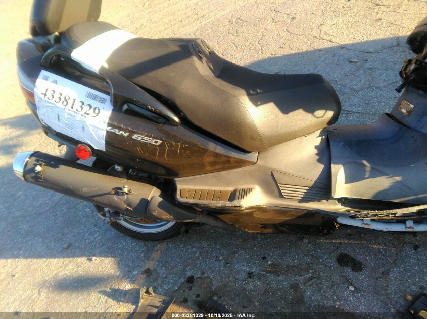 2008 Suzuki An650 A VIN: JS1CP51B282100925 Lot: 43381329