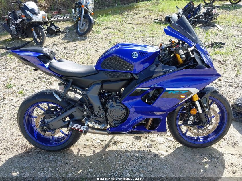 2025 Yamaha Yzfr7 VIN: JYARM38E3SA018756 Lot: 43381333