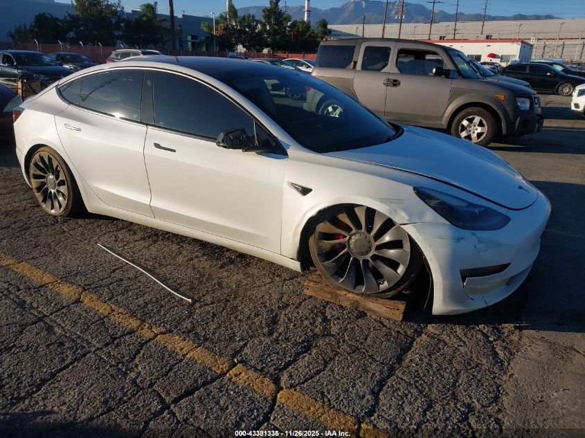TESLA MODEL 3 PERFORMANCE DUAL MOTOR ALL-WHEEL DRIVE