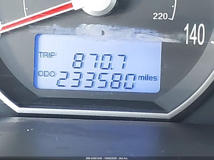 2009 Hyundai Santa Fe Gls VIN: 5NMSG13D69H242720 Lot: 43381340