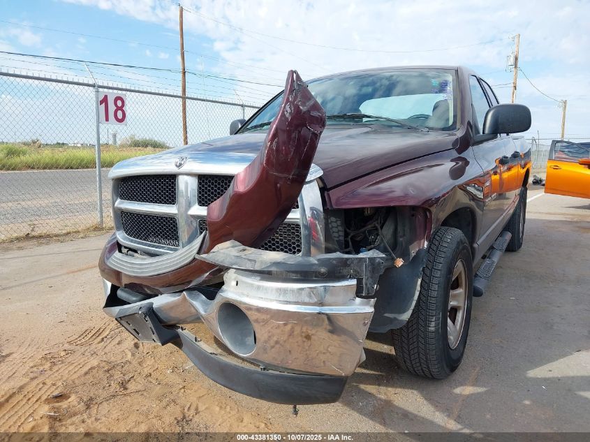 2005 Dodge Ram 1500 Slt/Laramie VIN: 1D7HA18DX5S152902 Lot: 43381350