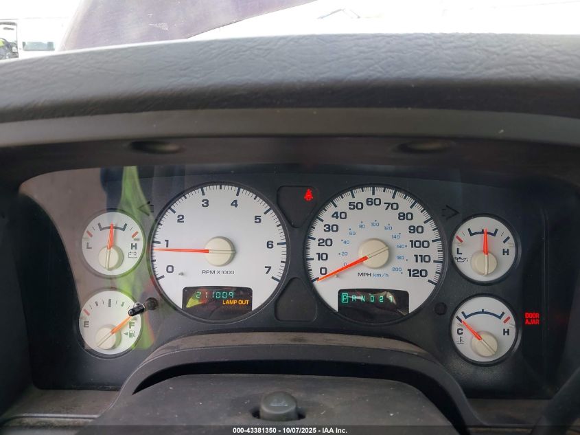 2005 Dodge Ram 1500 Slt/Laramie VIN: 1D7HA18DX5S152902 Lot: 43381350