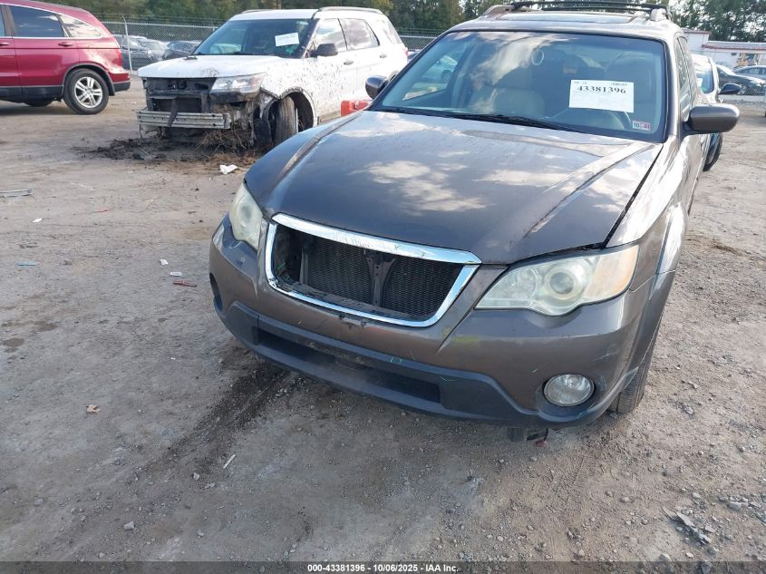 2009 Subaru Outback 2.5I Limited VIN: 4S4BP66C297335298 Lot: 43381396