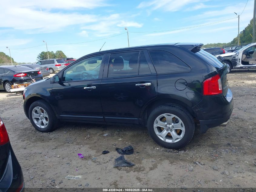 2013 Ford Edge Sel VIN: 2FMDK3JCXDBA72409 Lot: 43381424