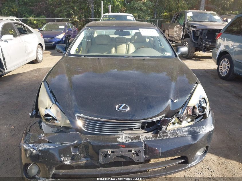 2005 Lexus Es 330 VIN: JTHBA30G655072771 Lot: 43381442