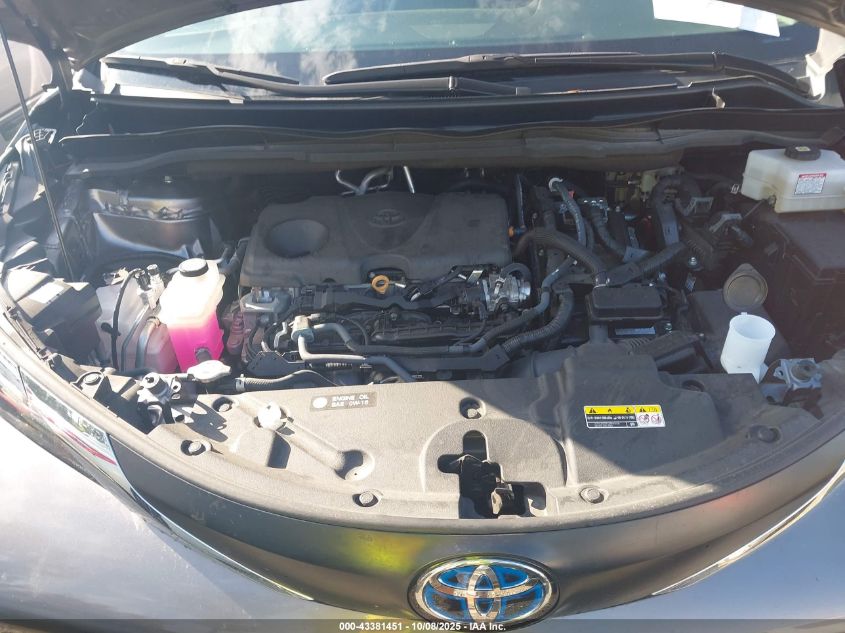 2024 Toyota Sienna Le VIN: 5TDKRKEC2RS188186 Lot: 43381451