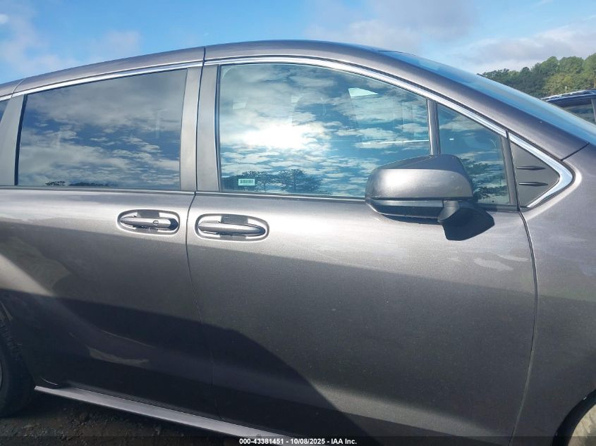 2024 Toyota Sienna Le VIN: 5TDKRKEC2RS188186 Lot: 43381451