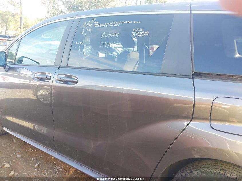 2024 Toyota Sienna Le VIN: 5TDKRKEC2RS188186 Lot: 43381451