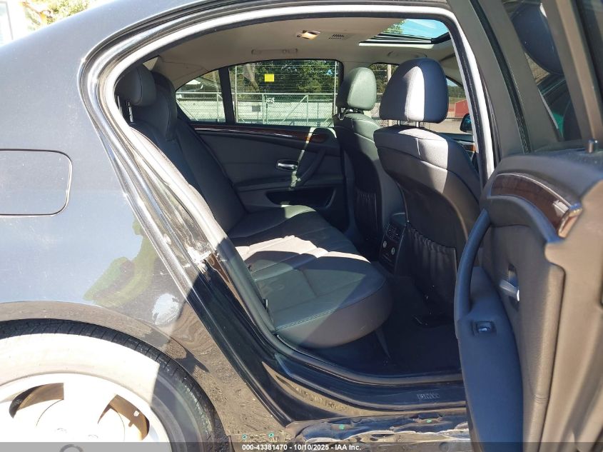 2008 BMW 528I VIN: WBANU53548CT04521 Lot: 43381470