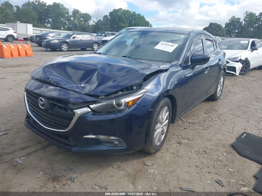 Vin: 3mzbn1m34hm130888, lot: 43876235, mazda mazda3 grand touring 20172