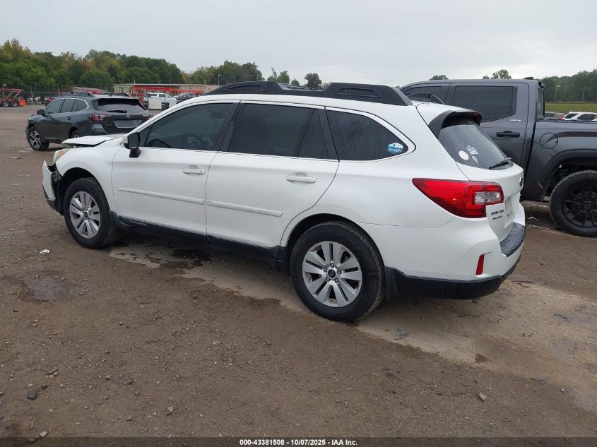 2016 Subaru Outback 2.5I Premium VIN: 4S4BSBCC5G3355898 Lot: 43381508