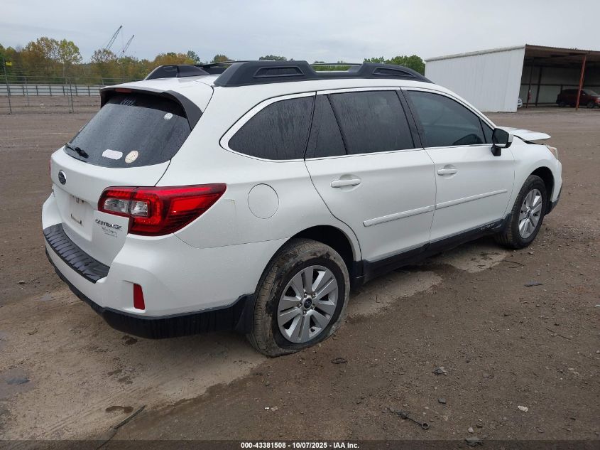 2016 Subaru Outback 2.5I Premium VIN: 4S4BSBCC5G3355898 Lot: 43381508