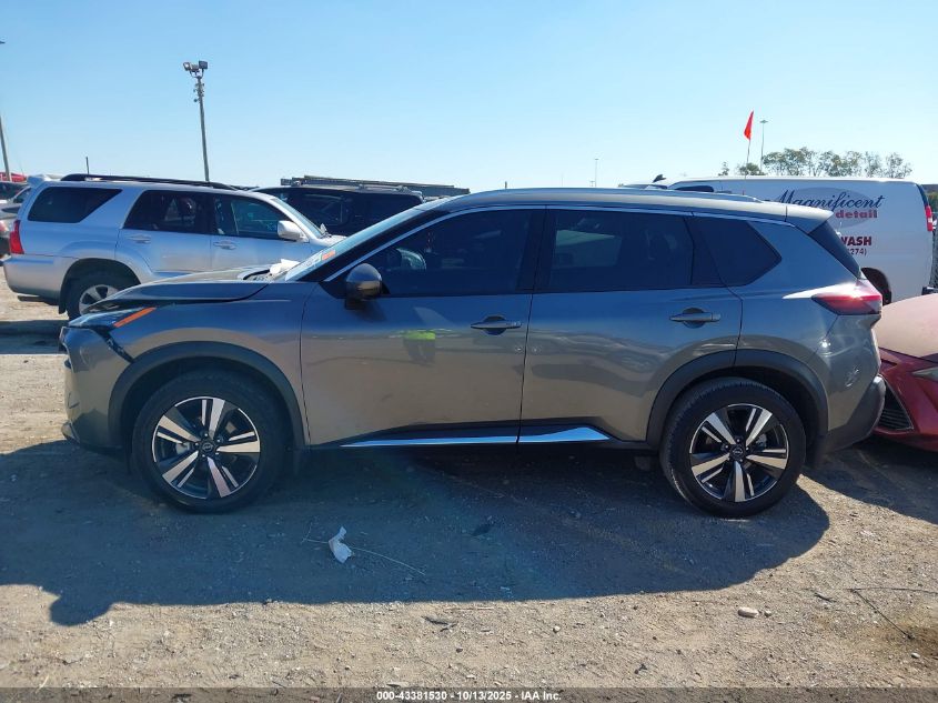 2022 Nissan Rogue Sl VIN: 5N1BT3CA0NC688721 Lot: 43381530