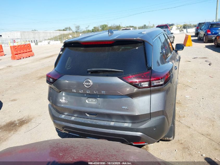 2022 Nissan Rogue Sl VIN: 5N1BT3CA0NC688721 Lot: 43381530