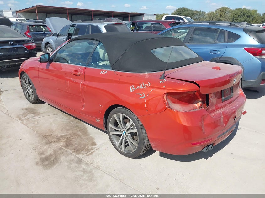 2016 BMW 228I WBA1K9C59GV321880