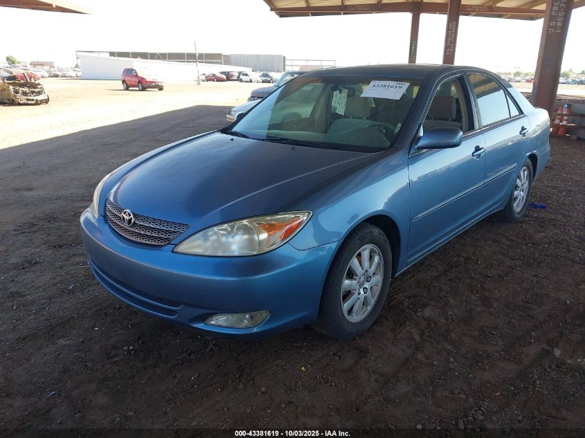 2003 Toyota Camry Xle VIN: JTDBE30K030156766 Lot: 43381619