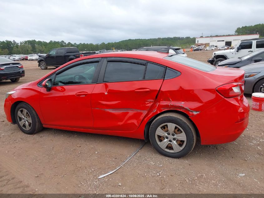 2018 Chevrolet Cruze Ls Auto VIN: 1G1BC5SM4J7237573 Lot: 43381624