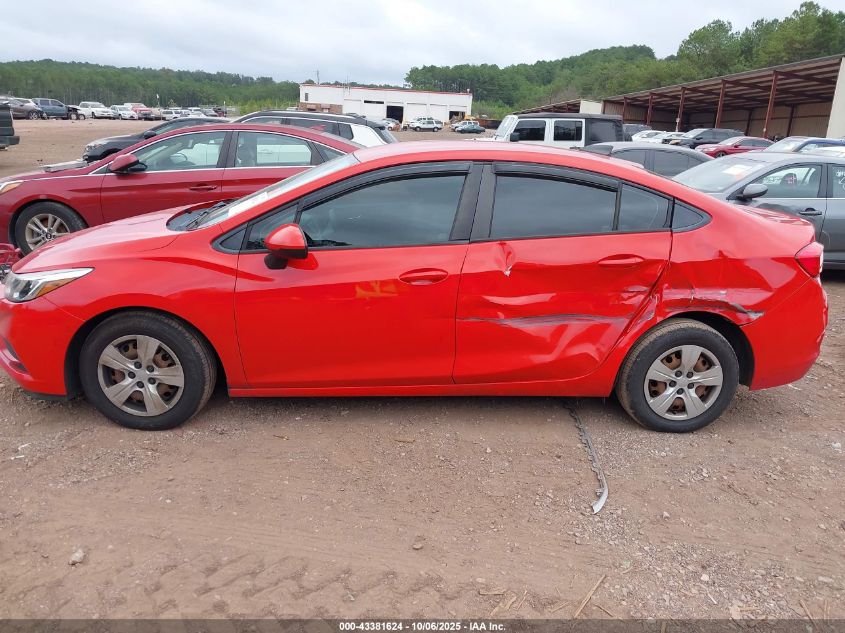 2018 Chevrolet Cruze Ls Auto VIN: 1G1BC5SM4J7237573 Lot: 43381624