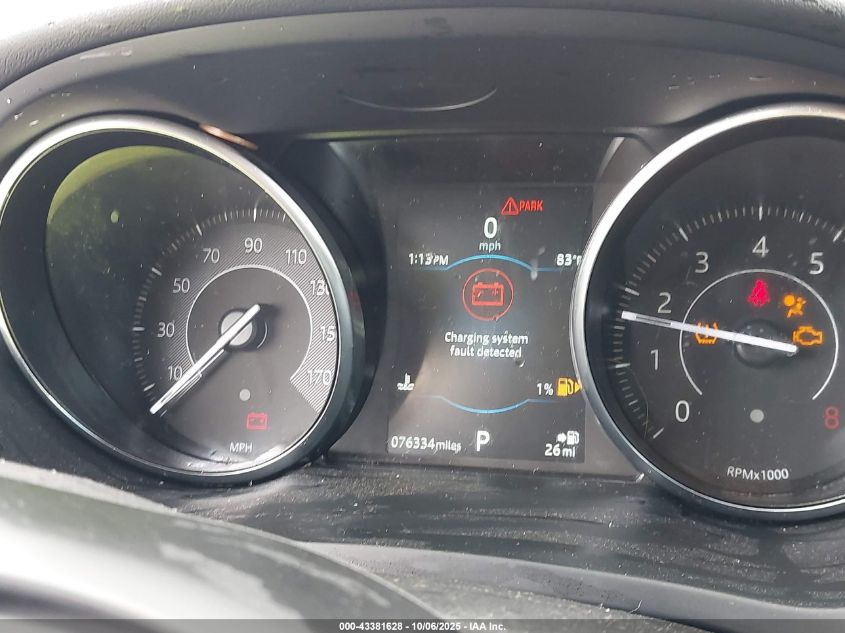 2020 Jaguar E-Pace P250 Awd Automatic VIN: SADFK2FX8L1Z86725 Lot: 43381628