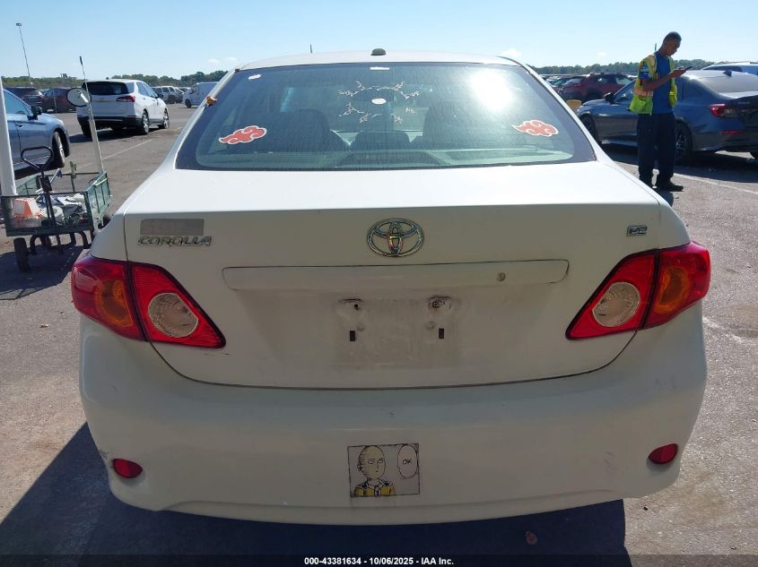 2009 Toyota Corolla Le VIN: JTDBL40E299083989 Lot: 43381634