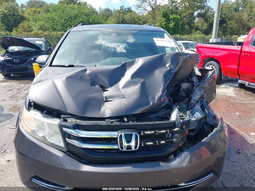 2014 Honda Odyssey Ex-L VIN: 5FNRL5H63EB037072 Lot: 43381639