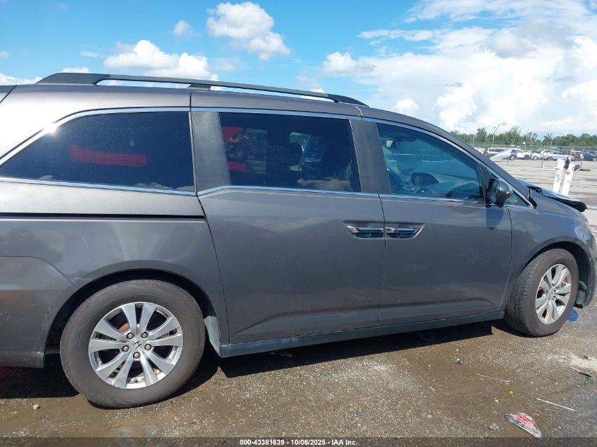 2014 Honda Odyssey Ex-L VIN: 5FNRL5H63EB037072 Lot: 43381639