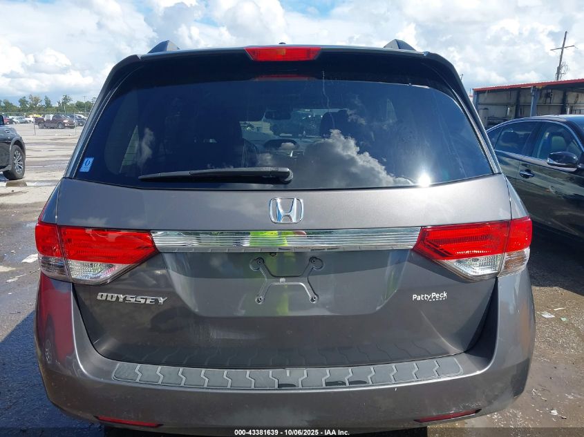2014 Honda Odyssey Ex-L VIN: 5FNRL5H63EB037072 Lot: 43381639