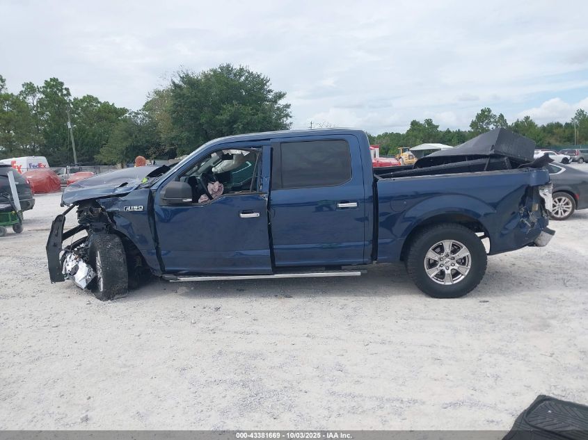 2016 Ford F-150 Xlt VIN: 1FTEW1C80GKD04410 Lot: 43381669