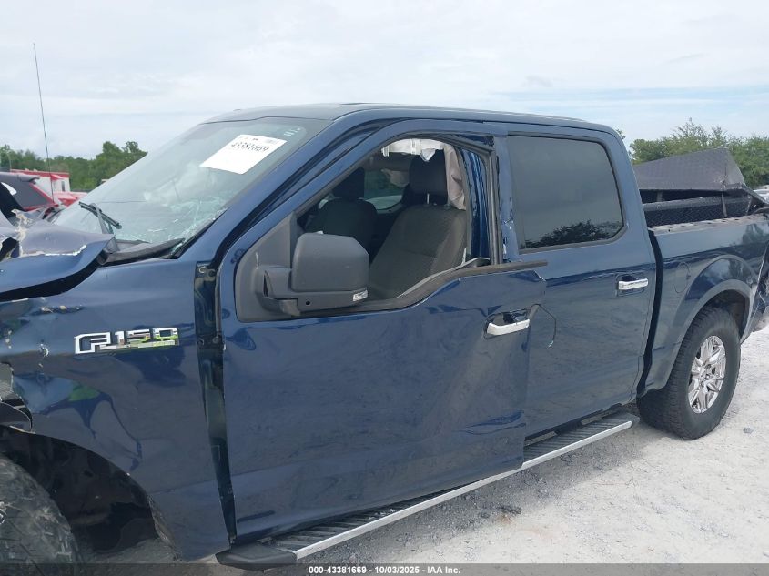 2016 Ford F-150 Xlt VIN: 1FTEW1C80GKD04410 Lot: 43381669