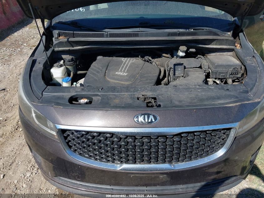 2015 Kia Sedona Lx VIN: KNDMB5C16F6073070 Lot: 43381692