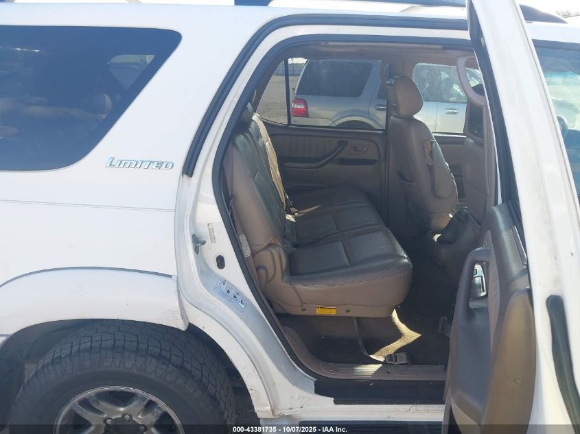 2003 Toyota Sequoia Limited V8 VIN: 5TDZT38A03S202707 Lot: 43381735