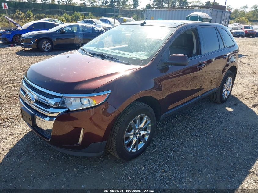 2012 Ford Edge Sel VIN: 2FMDK4JC7CBA85851 Lot: 43381739