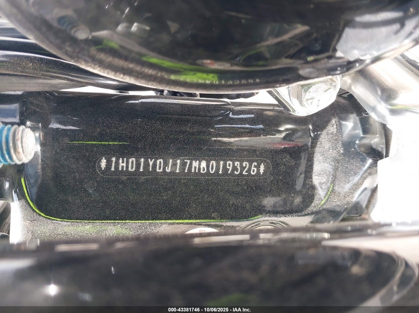 2021 Harley-Davidson Flsl VIN: 1HD1YDJ17MB019326 Lot: 43381746