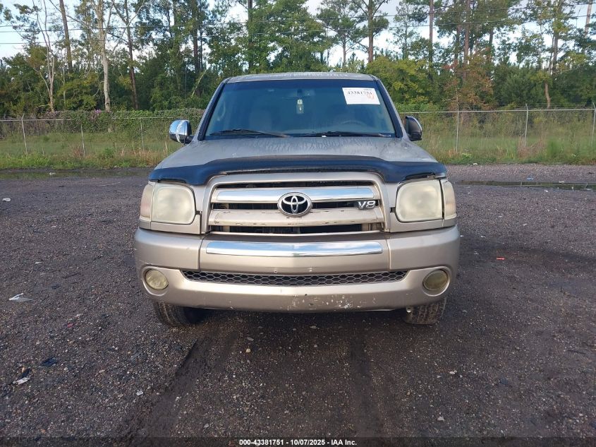 2006 Toyota Tundra Sr5 V8 VIN: 5TBDT44116S510603 Lot: 43381751