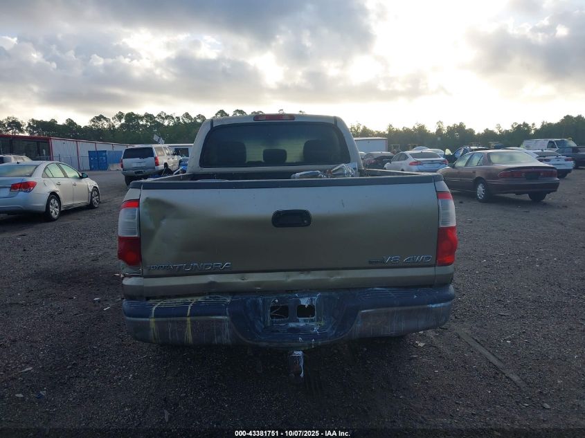 2006 Toyota Tundra Sr5 V8 VIN: 5TBDT44116S510603 Lot: 43381751