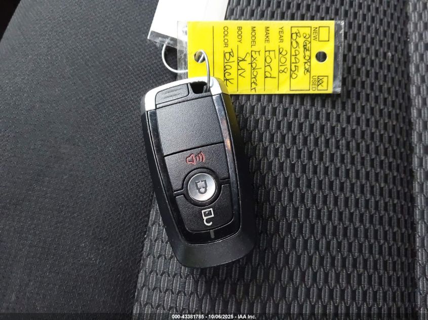 2018 Ford Explorer Xlt VIN: 1FM5K7D83JGB59950 Lot: 43381785