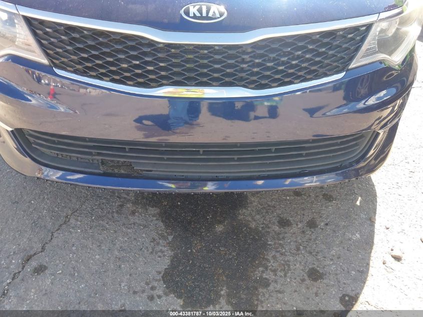 2016 Kia Optima Lx Turbo VIN: 5XXGT4L16GG095867 Lot: 43381787