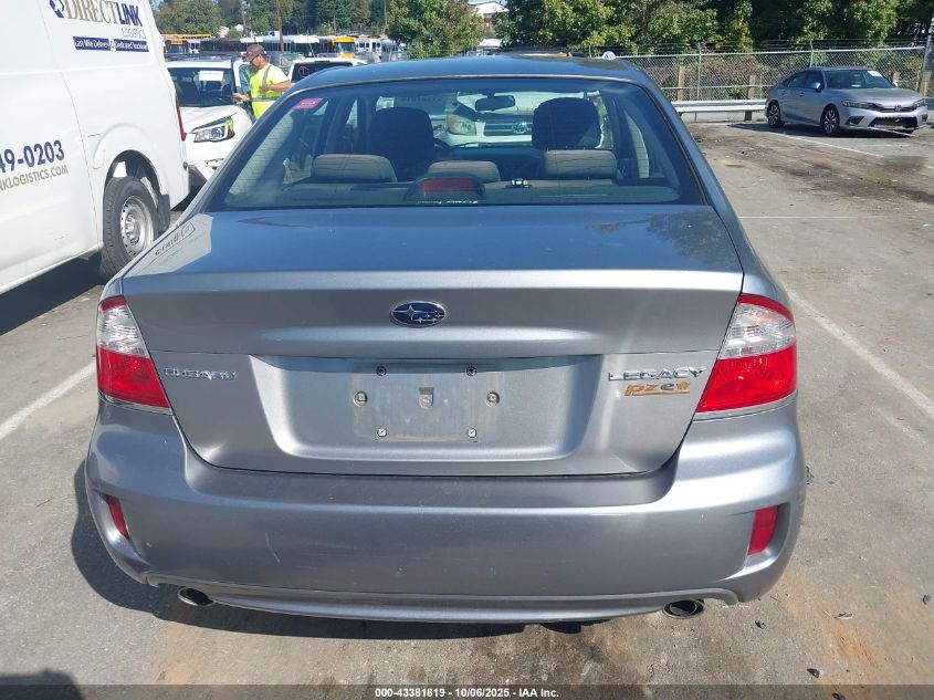 2009 Subaru Legacy 2.5I VIN: 4S3BL616997232655 Lot: 43381819