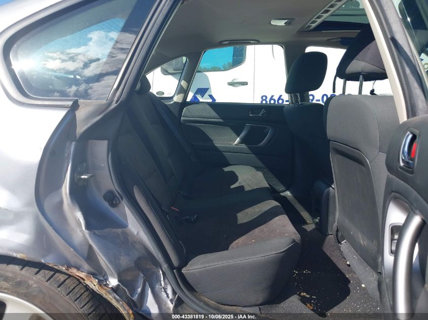 2009 Subaru Legacy 2.5I VIN: 4S3BL616997232655 Lot: 43381819