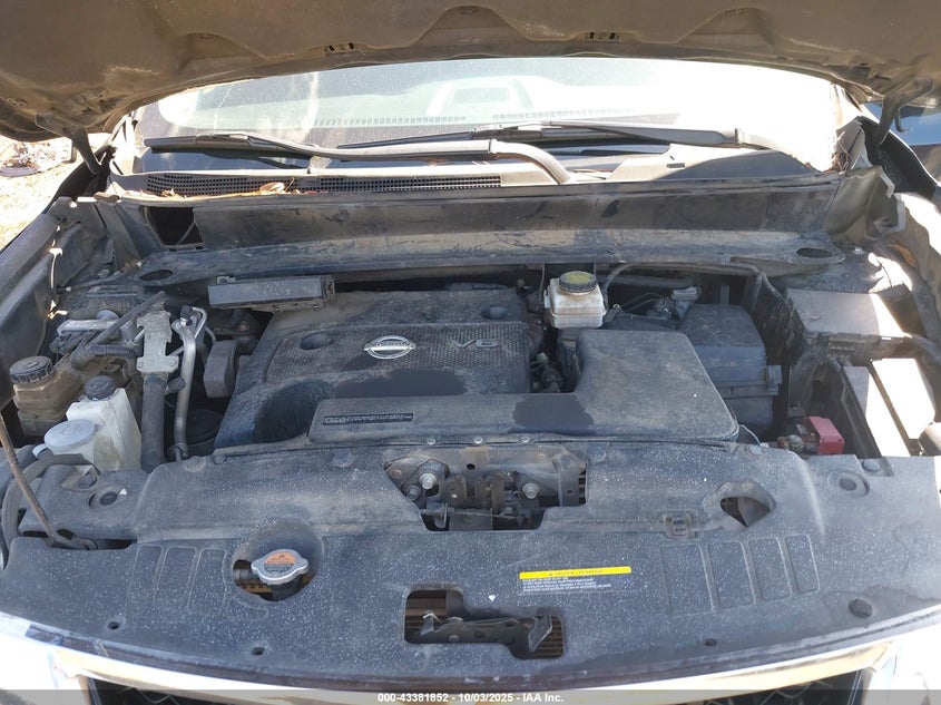 2013 Nissan Pathfinder Sv VIN: 5N1AR2MN1DC654520 Lot: 43381852