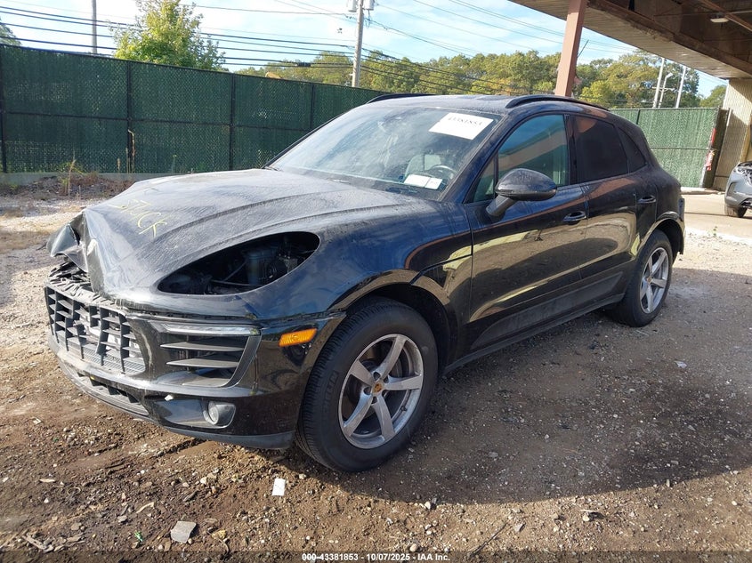 2017 Porsche Macan 2.0 Black Lot 111043381853 Vin WP1AA2A59HLB00162