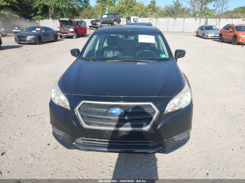 2015 Subaru Legacy 2.5I VIN: 4S3BNAA65F3002644 Lot: 43381863