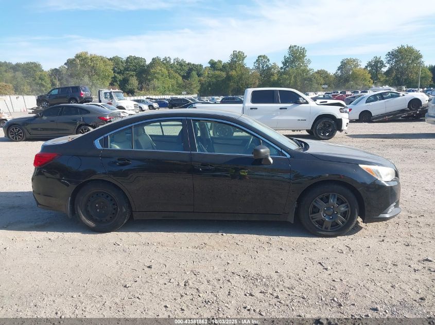 2015 Subaru Legacy 2.5I VIN: 4S3BNAA65F3002644 Lot: 43381863
